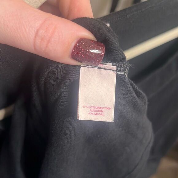 ✨Victoria's Secret Off The Shoulder Ruched Black Sz Medium Dress✨ - Picture 9 of 9